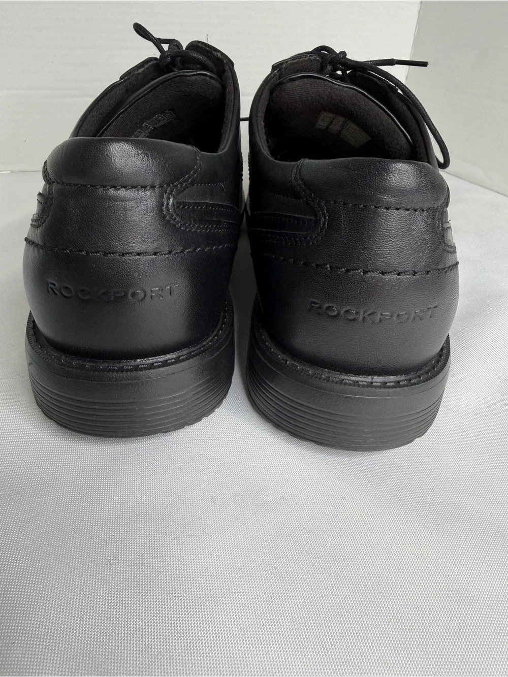 Rockport Black Men's Style Leader 2 Apron Toe Oxford Dress Shoes. Size 13